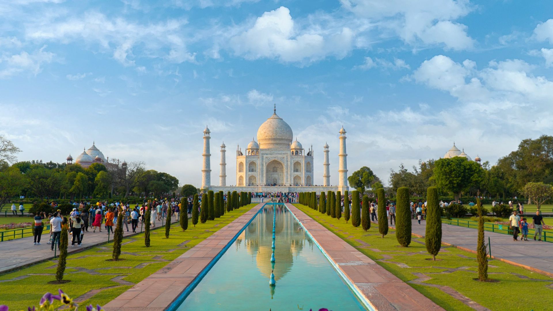 Taj Mahal in Agra, India on a Golden Triangle tour